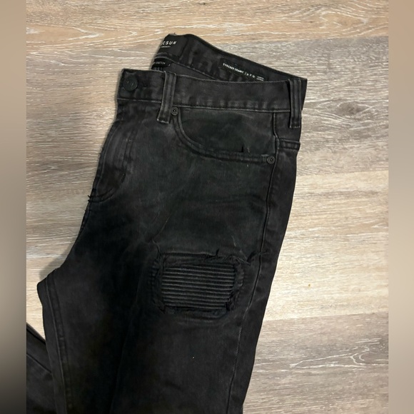 PacSun stacker skinny comfort  stretch black jeans - Picture 3 of 11